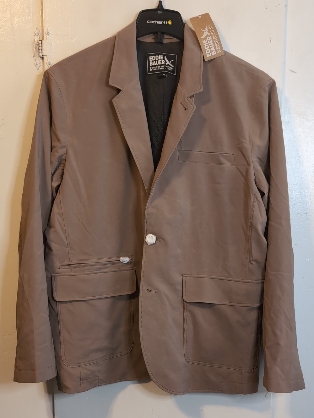 Eddie Bauer Ultimate Voyager Travel Blazer mens 46
